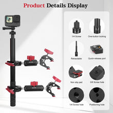 Mechrig Adjustable Camera Mount with 5 - Section Pole and Four Super Clamps - CAME - TV