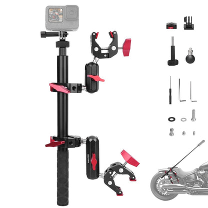 Mechrig Adjustable Camera Mount with 5 - Section Pole and Four Super Clamps - CAME - TV