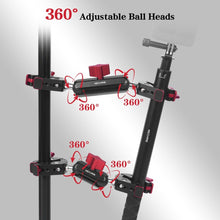 Mechrig Adjustable Camera Mount with 5 - Section Pole and Four Super Clamps - CAME - TV
