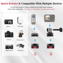 Mechrig Adjustable Camera Mount with 5 - Section Pole and Four Super Clamps - CAME - TV