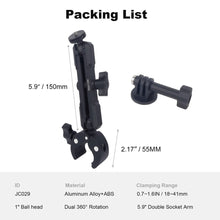 Mechrig Adjustable Clamp Mount for GoPro – Nylon Build with 150mm Ball Head - CAME - TV