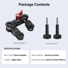 Mechrig Adjustable Magic Arm with Ball Head – Switchable 2/3 - Prong Mount - CAME - TV