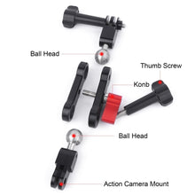 Mechrig Adjustable Magic Arm with Ball Head – Switchable 2/3 - Prong Mount - CAME - TV
