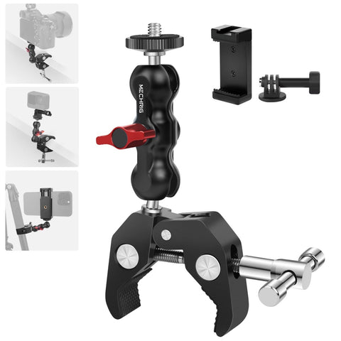 Mechrig All - in - One Camera Clamp Mount Kit for DSLR Action Camera/Phone/Monitor/LED Light/Microphone - CAME - TV