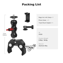 Mechrig All - in - One Camera Clamp Mount Kit for DSLR Action Camera/Phone/Monitor/LED Light/Microphone - CAME - TV