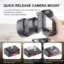 Mechrig Alluminum Alloy Quick Release Adapter, 1/4