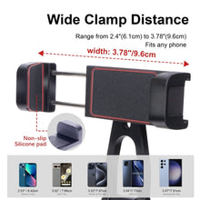 Mechrig Aluminum 360° Rotation & 180° Tilt Phone Clamp with 1/4