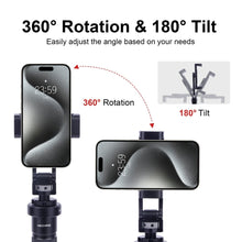 Mechrig Aluminum 360° Rotation & 180° Tilt Phone Clamp with 1/4