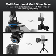 Mechrig Aluminum 360° Rotation & 180° Tilt Phone Clamp with Cold Shoe Base - CAME - TV