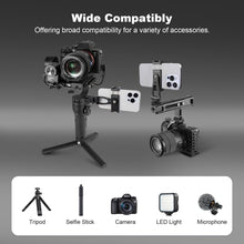 Mechrig Aluminum 360° Rotation & 180° Tilt Phone Clamp with Cold Shoe Base - CAME - TV