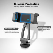 Mechrig Aluminum 360° Rotation & 180° Tilt Phone Clamp with Cold Shoe Base - CAME - TV