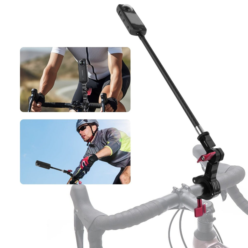 MechRig Aluminum Alloy Gear Handlebar Clamp With Carbon Fiber