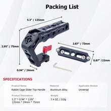 Mechrig Aluminum Alloy Handle with Anti - Slip Slide Bar for 1/4