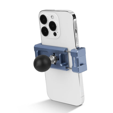 Mechrig Aluminum Ball Head Phone Clamp with Cold Shoe & ARRI 1/4” Mount - CAME - TV