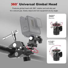 Mechrig Aluminum Camera Super Clamp with 360° Mini Ball Head Kit for DSLR GoPro Smartphone - CAME - TV