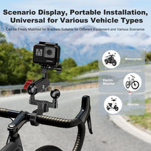 Mechrig Aluminum Double Ball Head Tube Clamp Mount - CAME - TV