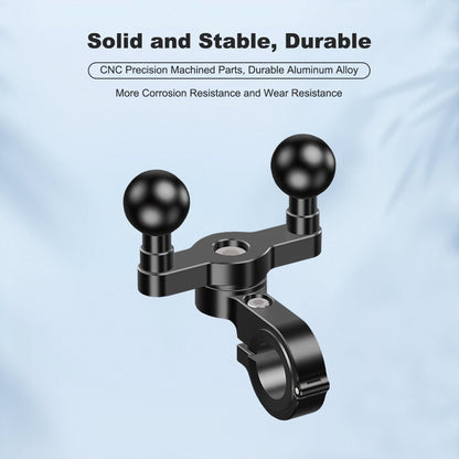 Mechrig Aluminum Double Ball Head Tube Clamp Mount - CAME - TV