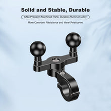 Mechrig Aluminum Double Ball Head Tube Clamp Mount - CAME - TV