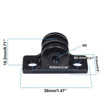 Mechrig Aluminum Low - angle Shot Gopro Mount Adapter with T - Bar Screw Rods - CAME - TV