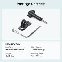 Mechrig Aluminum Low - angle Shot Gopro Mount Adapter with T - Bar Screw Rods - CAME - TV