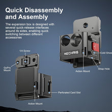 Mechrig Aluminum Magnetic Mount for Pocket3 – 180° Adjustable, Quick - Release - CAME - TV
