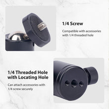 Mechrig Aluminum Universal Ball Head with 1/4 Screw Hole - CAME - TV
