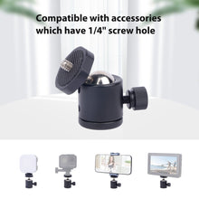 Mechrig Aluminum Universal Ball Head with 1/4 Screw Hole - CAME - TV