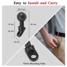 Mechrig Angled Motorcycle Mirror 1 - Inch Ball Head Mount - CAME - TV