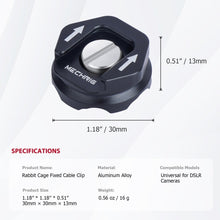Mechrig Cable Clamp with Cold Shoe Mount for Cables Diameter 2 - 5mm - CAME - TV