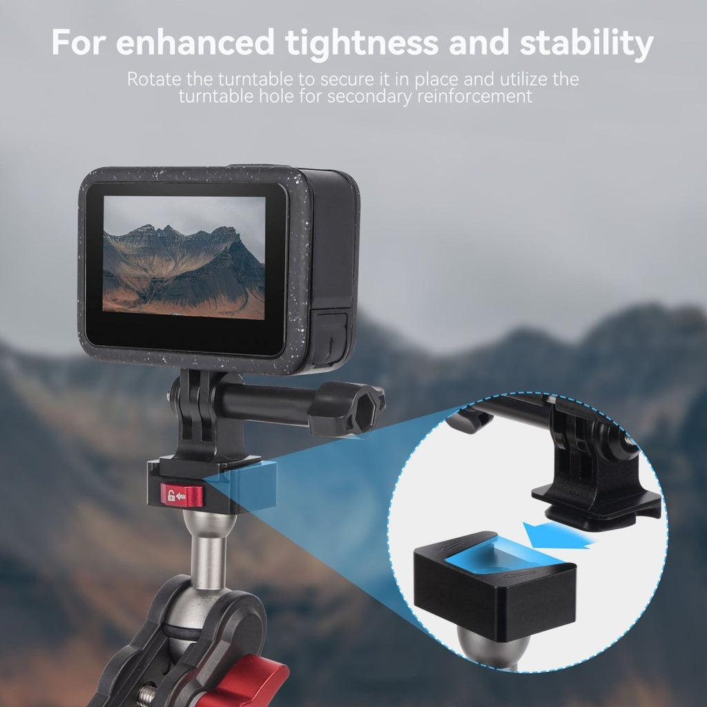 Magnetic Suction Cup Mount For GoPro Hero 13/12/11/10 & DJI Osmo Action – IBrookAuction