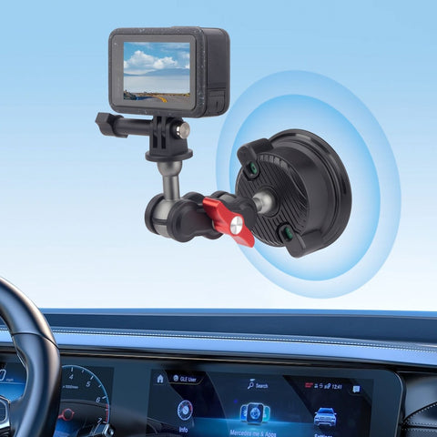 Mechrig Car Suction Cup GoPro Camera Mount Kit with Ball Head Magic Arm - CAME - TV