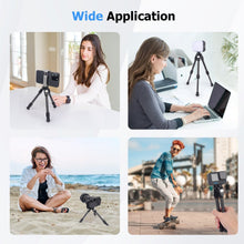 Mechrig Carbon Fiber Dual Spikes 1/4 3/8 Flange Anti - Slip Sliding Block Tripod - CAME - TV