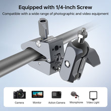 Mechrig CNC Aluminum Super Clamp with Dual Ball Head Arm Cycling Handlebar Mount - CAME - TV