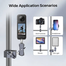 Mechrig CNC Aluminum Super Clamp with Dual Ball Head Arm Cycling Handlebar Mount - CAME - TV