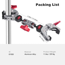 Mechrig Detachable Double Clamp Magic Arm with 360° Adjustable Mount - CAME - TV