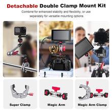 Mechrig Detachable Double Clamp Magic Arm with 360° Adjustable Mount - CAME - TV