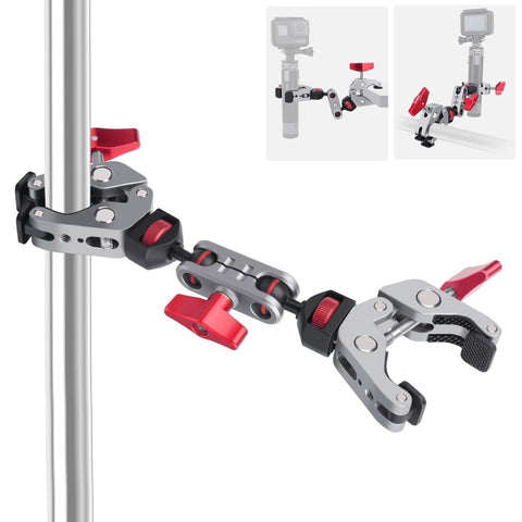 Mechrig Detachable Double Clamp Magic Arm with 360° Adjustable Mount - CAME - TV