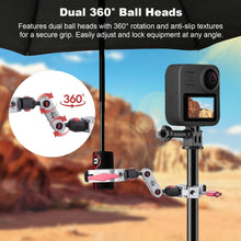 Mechrig Detachable Double Clamp Magic Arm with 360° Adjustable Mount - CAME - TV