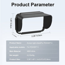 Mechrig DJI Pocket 3 Ultra - Light Sunshade – Quick - Release, Glare - Free - CAME - TV