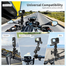 Mechrig Double Ball Head Motorcycle Handlebar Action Camera Mount - CAME - TV