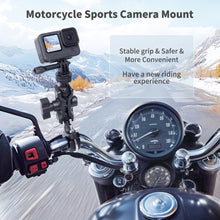 Mechrig Double Ball Head Motorcycle Handlebar Action Camera Mount - CAME - TV