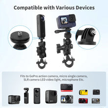 Mechrig Double Ball Head Motorcycle Handlebar Action Camera Mount - CAME - TV