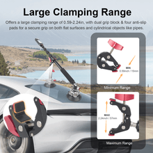 Mechrig Dual Aluminum Suction Cup Car Camera Mount with Quick Release Base - CAME - TV