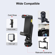 Mechrig Dual Phone Mount with 180° Tilt & 360° Rotation – Cold Shoe Compatible for Multi - Angle Filming - CAME - TV