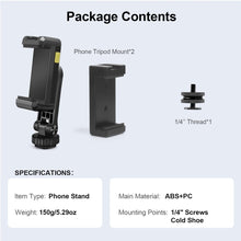 Mechrig Dual Phone Mount with 180° Tilt & 360° Rotation – Cold Shoe Compatible for Multi - Angle Filming - CAME - TV