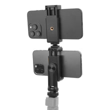 Mechrig Dual Phone Mount with 180° Tilt & 360° Rotation – Cold Shoe Compatible for Multi - Angle Filming - CAME - TV