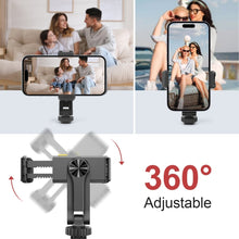 Mechrig Dual Phone Mount with 180° Tilt & 360° Rotation – Cold Shoe Compatible for Multi - Angle Filming - CAME - TV