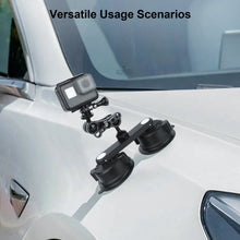 Mechrig Dual Suction Car & Street Mount – Magic Arm with GoPro and 1/4