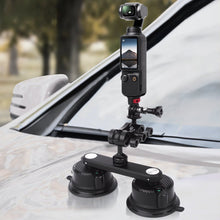 Mechrig Dual Suction Car & Street Mount – Magic Arm with GoPro and 1/4
