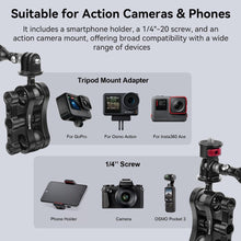 Mechrig Dual Suction Car & Street Mount – Magic Arm with GoPro and 1/4